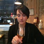 Nosing whisky at The Devil's Advocate
